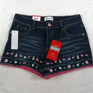 NWT Jordache dark wash shorts girls 14